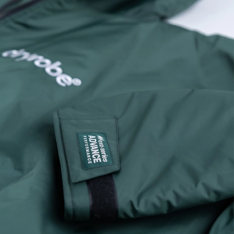 Dryrobe Advance Long Sleeve - Dark Green / Nimbus Cloud
