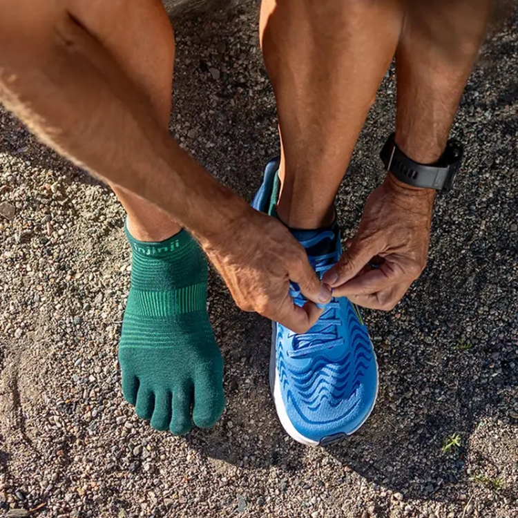 Injinji Run Lightweight No-Show - Jade