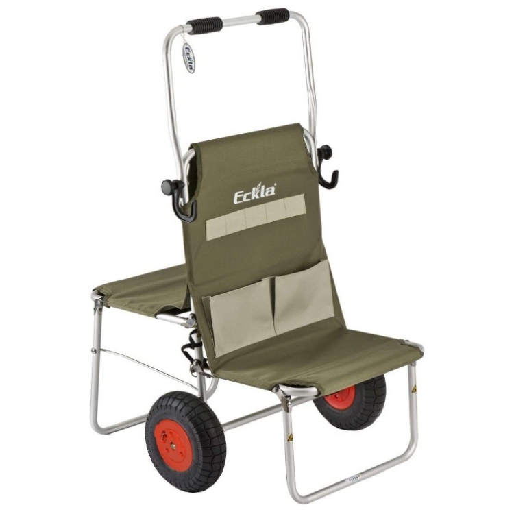 Eckla Multi Rolly with Pneumatic Tyres - Olive Green