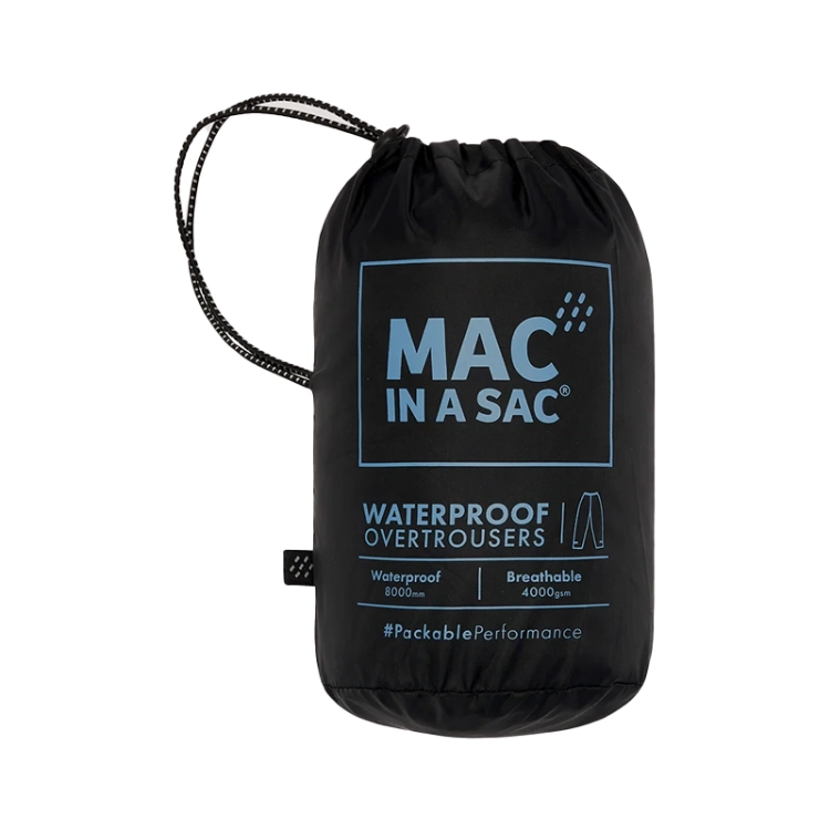Mac In A Sac Explorer 2 Lined Overtrousers (Men's) - Liquorice