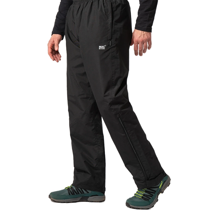 Mac In A Sac Explorer 2 Lined Overtrousers (Men's) - Liquorice