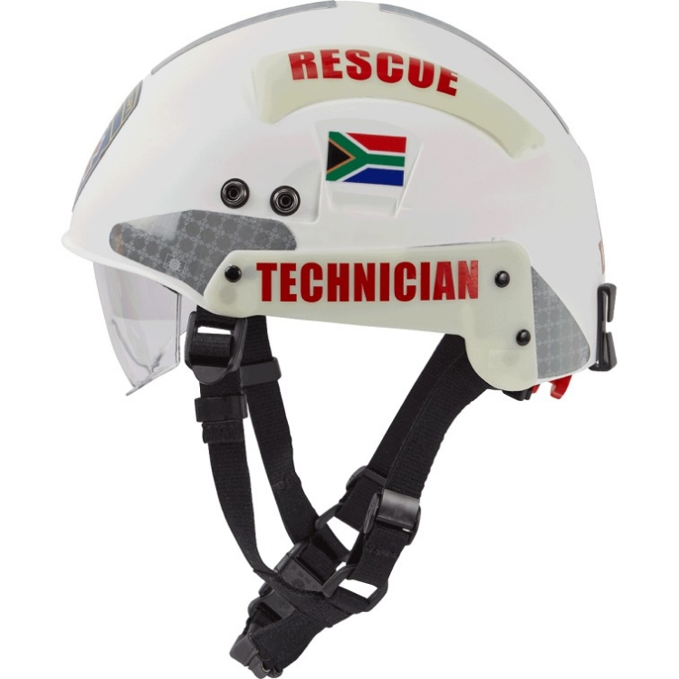 Future Safety Wording on Side Panel of Helmet