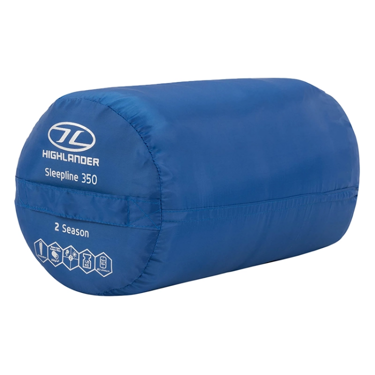 Highlander Sleepline 350 Mummy Sleeping Bag - Blue