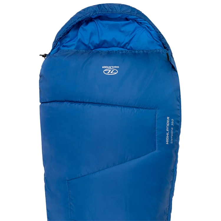 Highlander Sleepline 350 Mummy Sleeping Bag - Blue