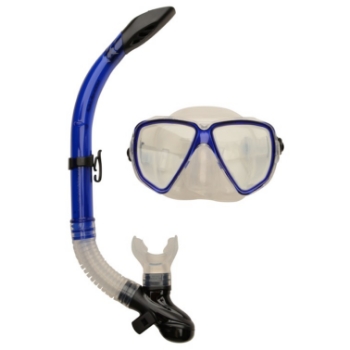 Typhoon Mask and Snorkel Combo Set Adult - Blue
