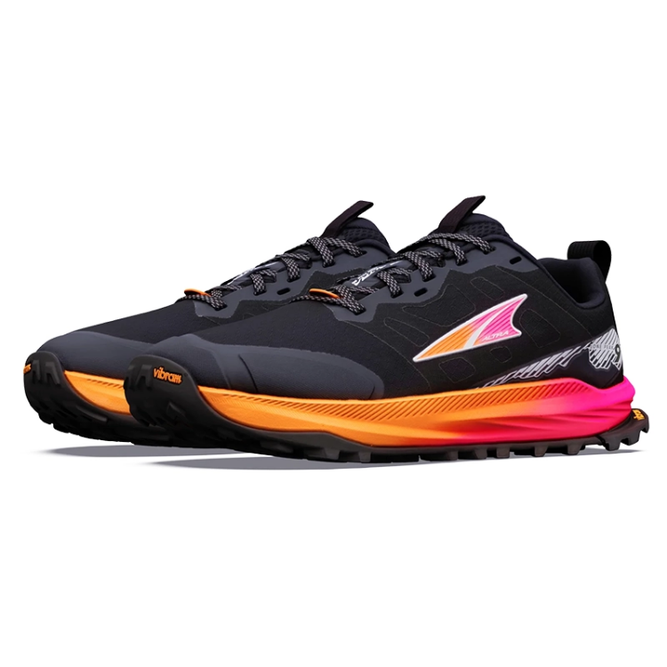 Altra Women's Lone Peak 9+ - Black / Knockout Pink / White