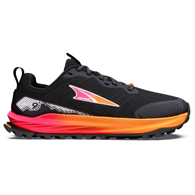 Altra Women's Lone Peak 9+ - Black / Knockout Pink / White