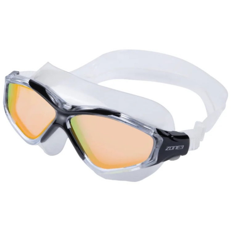 Zone3 Vision Max Swim Mask - Mirror Clear / Black