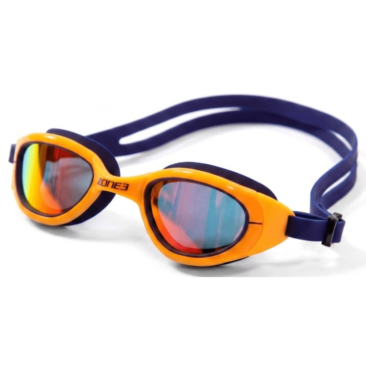 Zone3 Attack Goggles - Hi-Vis Orange / Navy Polarized Lens