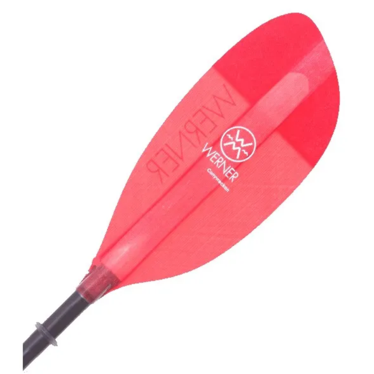 Werner Corryvreckan 2 Piece Bent Shaft - Red