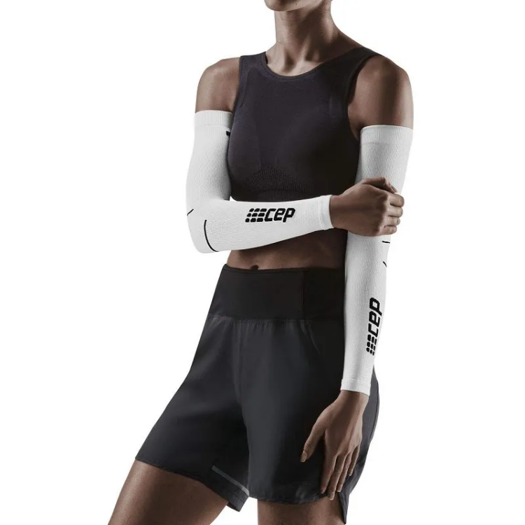 CEP Compression Arm Sleeves - White