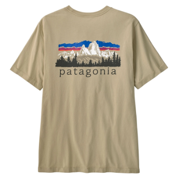 Patagonia Men's Fitz Roy Foothills T-Shirt - Weathered Stone