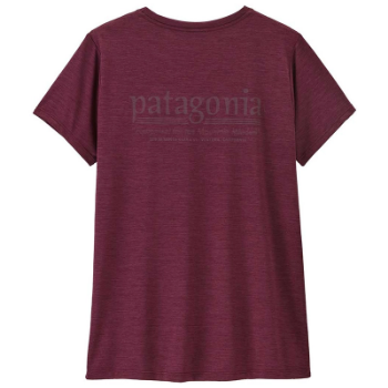 Patagonia Women's Capilene Cool Daily Shirt - Hut Tripper - Light Berry Fig X-Dye