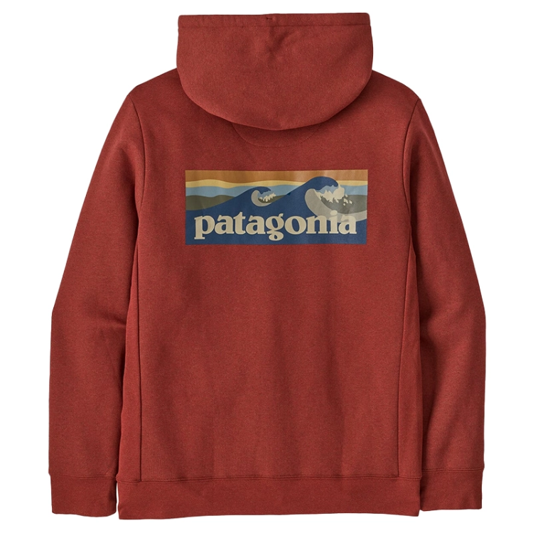Patagonia Men's Boardshort Logo Uprisal Hoody - Rusty Red