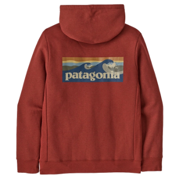 Patagonia Men's Boardshort Logo Uprisal Hoody - Rusty Red