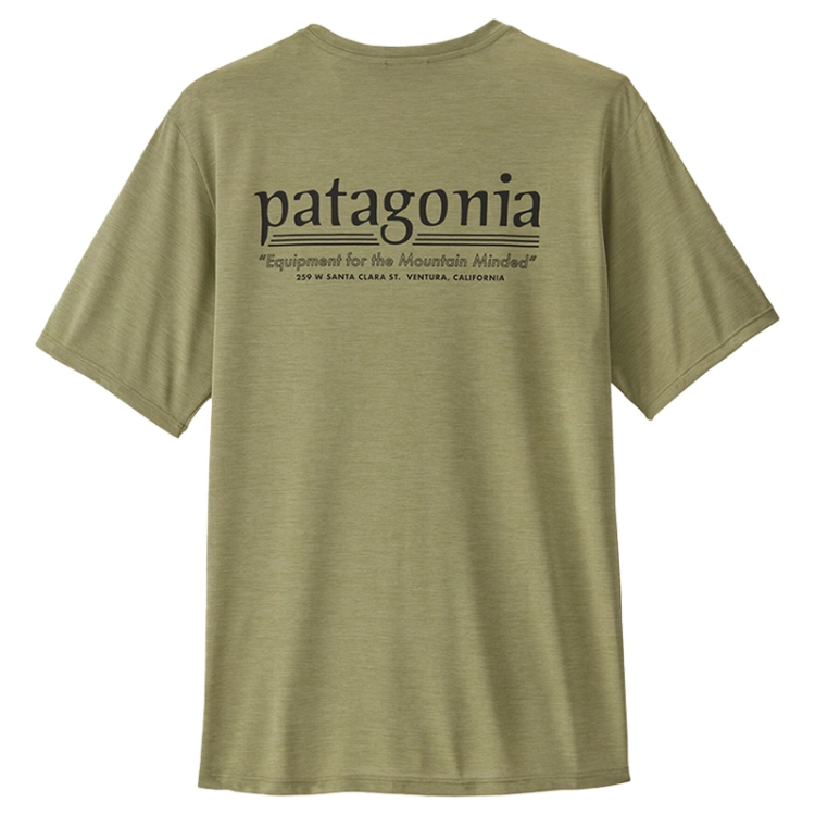 Patagonia Men's Capilene Cool Daily Shirt - Hut Tripper - Gumtree Green