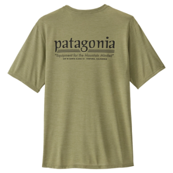 Patagonia Men's Capilene Cool Daily Shirt - Hut Tripper - Gumtree Green