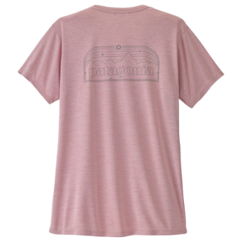 Patagonia Women's Capilene Cool Daily Shirt - P-6 Cosmos - Fuzzy Mauve