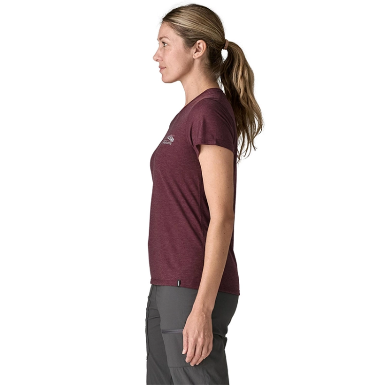 Patagonia Women's Capilene Cool Trail Shirt - Stratapeaks - Berry Fig