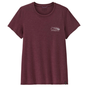 Patagonia Women's Capilene Cool Trail Shirt - Stratapeaks - Berry Fig