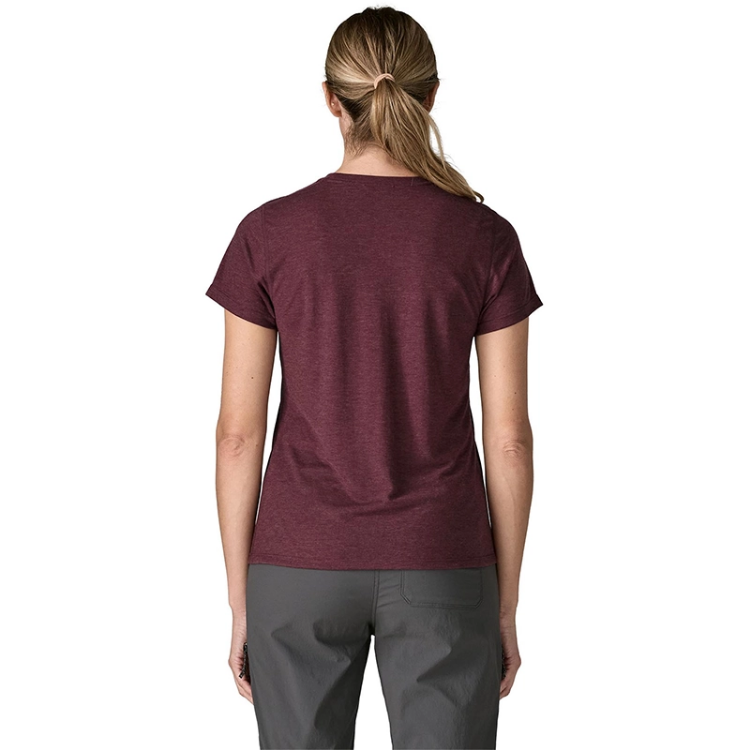 Patagonia Women's Capilene Cool Trail Shirt - Stratapeaks - Berry Fig