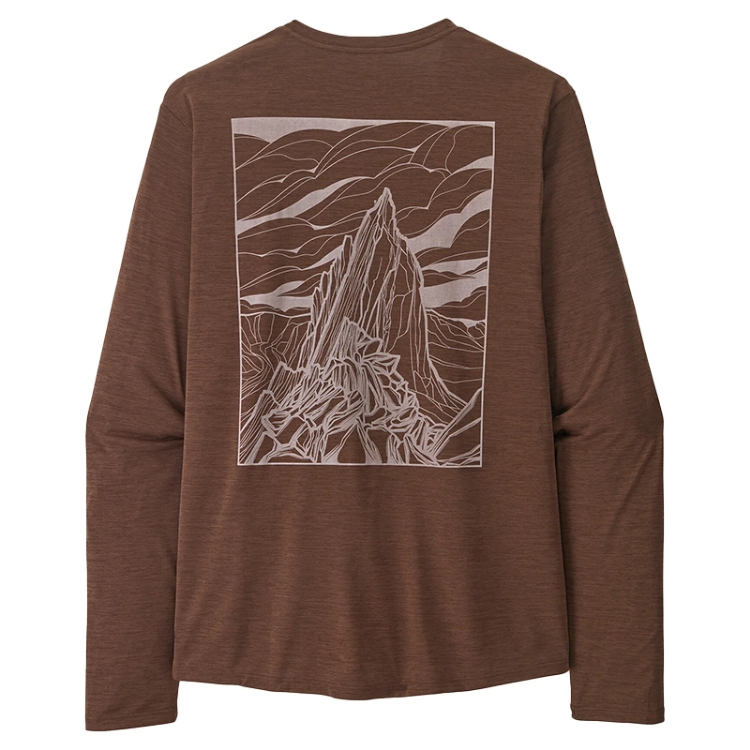 Patagonia Men's Long-Sleeved Capilene Cool Daily Shirt - Cloud Crag - Berm Brown