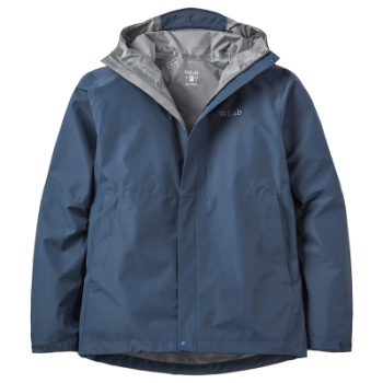 Rab Downpour Waterproof Jacket - Galaxy Blue