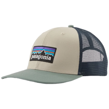 Patagonia P-6 Logo Trucker Hat - Pumice