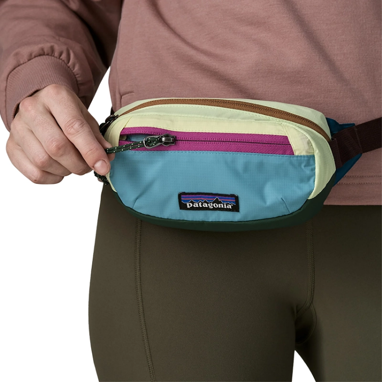Patagonia Terravia Mini Hip Pack - Patchwork: Snowmelt Blue