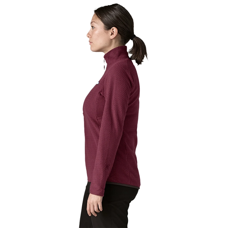 Patagonia Women's R1 Air Fleece Zip-Neck - Berry Fig