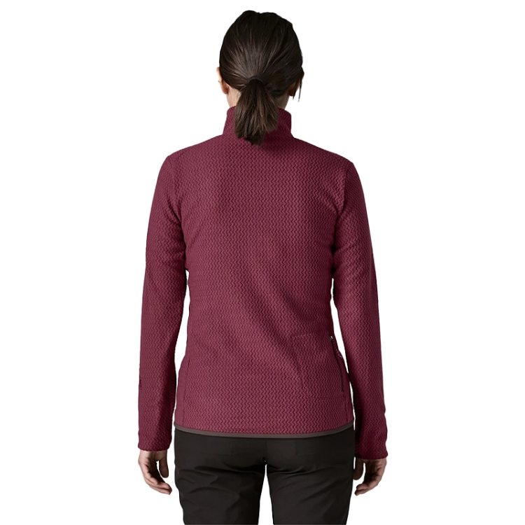 Patagonia Women's R1 Air Fleece Zip-Neck - Berry Fig