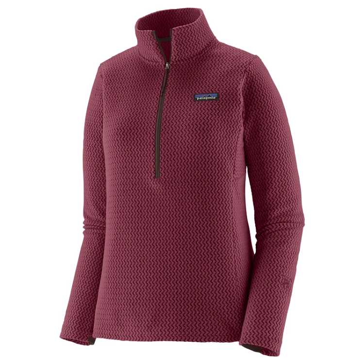 Patagonia Women's R1 Air Fleece Zip-Neck - Berry Fig