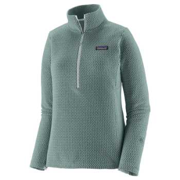 Patagonia Women's R1 Air Fleece Zip-Neck - Blue Sage