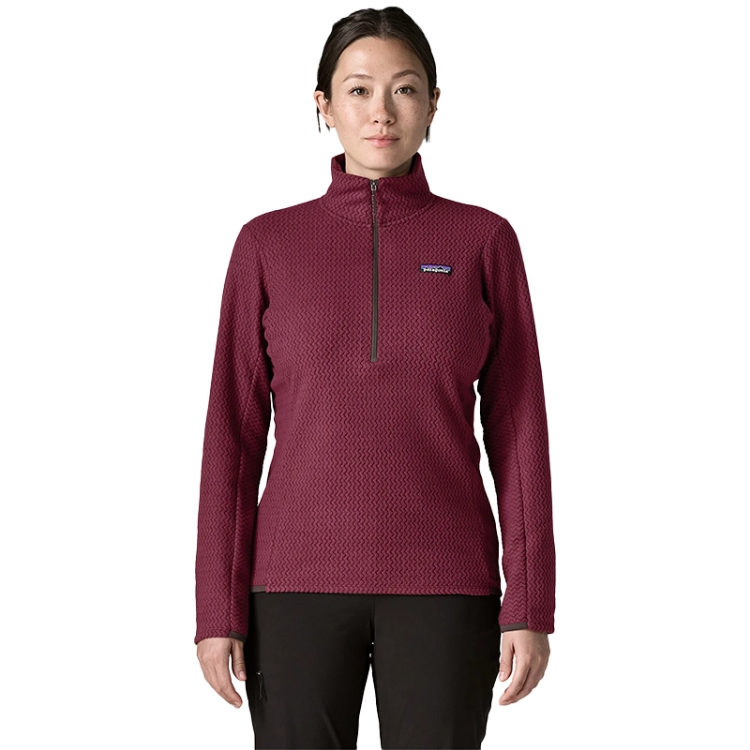 Patagonia Women's R1 Air Fleece Zip-Neck - Berry Fig