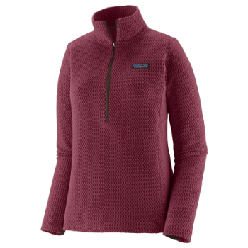 Patagonia Women's R1 Air Fleece Zip-Neck - Berry Fig