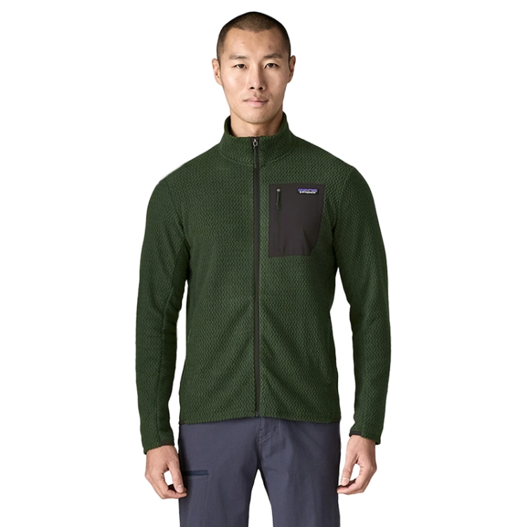 Patagonia Men's R1 Air Fleece Jacket - Treeline Green