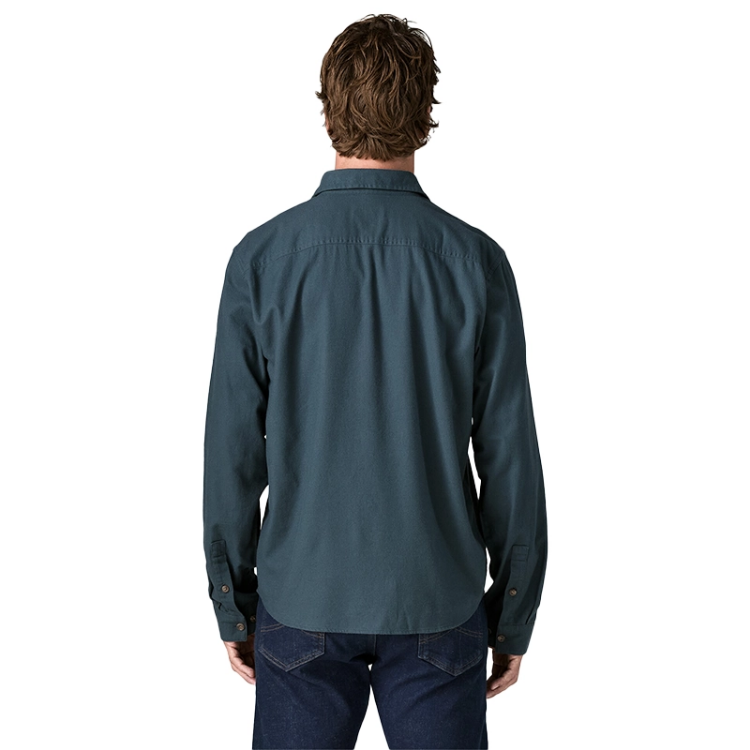 Patagonia Men's Long-Sleeved Fjord Flannel Shirt - Summit Blue