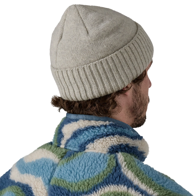 Patagonia Brodeo Beanie - OG Legacy Label: Crisp Grey