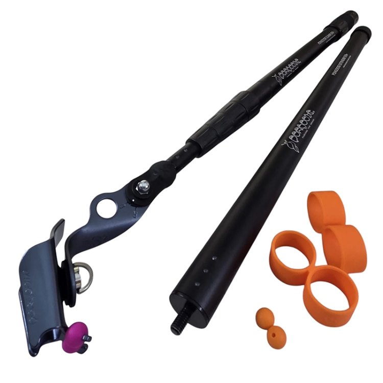 Pongoose Climber 550+ - 3in1 Clipstick with Extender and Coupling Bands - Gunmetal