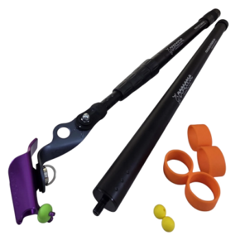 Pongoose Climber 550+ - 3in1 Clipstick with Extender and Coupling Bands - Purple