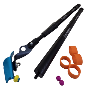Pongoose Climber 550+ - 3in1 Clipstick with Extender and Coupling Bands - Turquoise