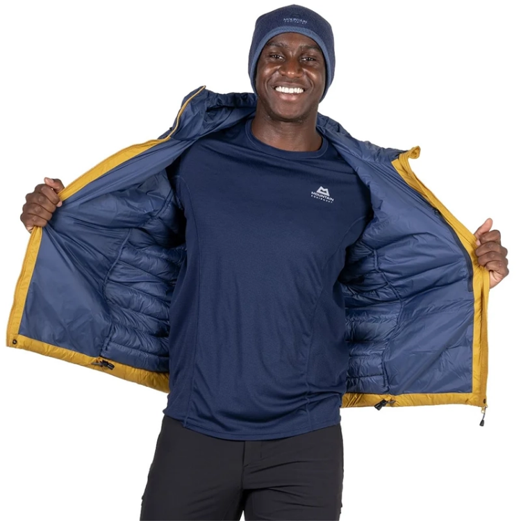 Mountain Equipment Superflux Hooded Men's Jacket - Mustard / Dusk