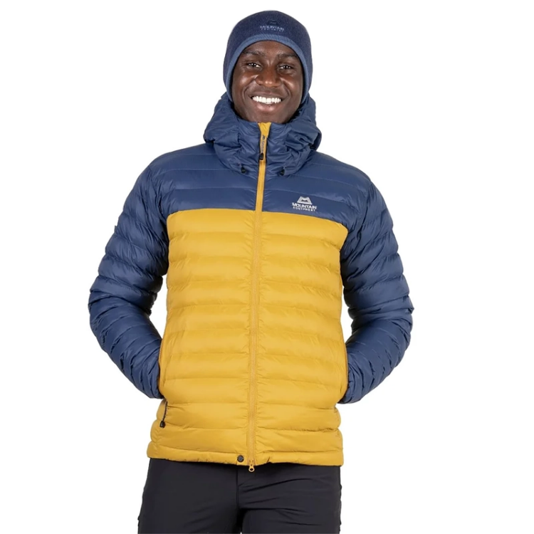 Mountain Equipment Superflux Hooded Men's Jacket - Mustard / Dusk