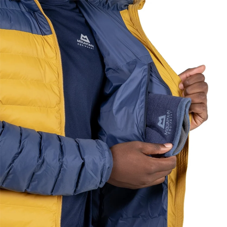 Mountain Equipment Superflux Hooded Men's Jacket - Mustard / Dusk