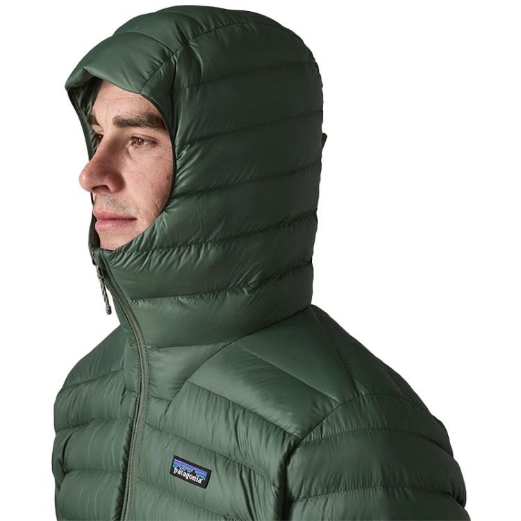 Patagonia Men's Down Sweater Hoody - Treeline Green