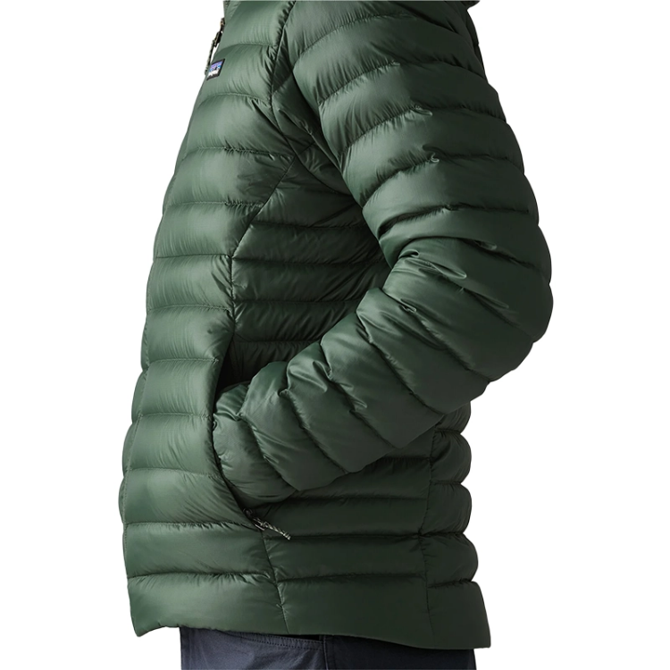 Patagonia Men's Down Sweater Hoody - Treeline Green
