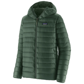 Patagonia Men's Down Sweater Hoody - Treeline Green
