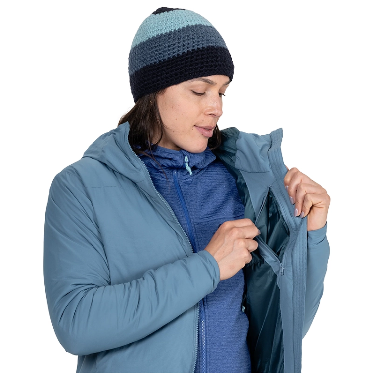 Mountain Equipment Intra Hooded Women's Jacket - Stellar Blue