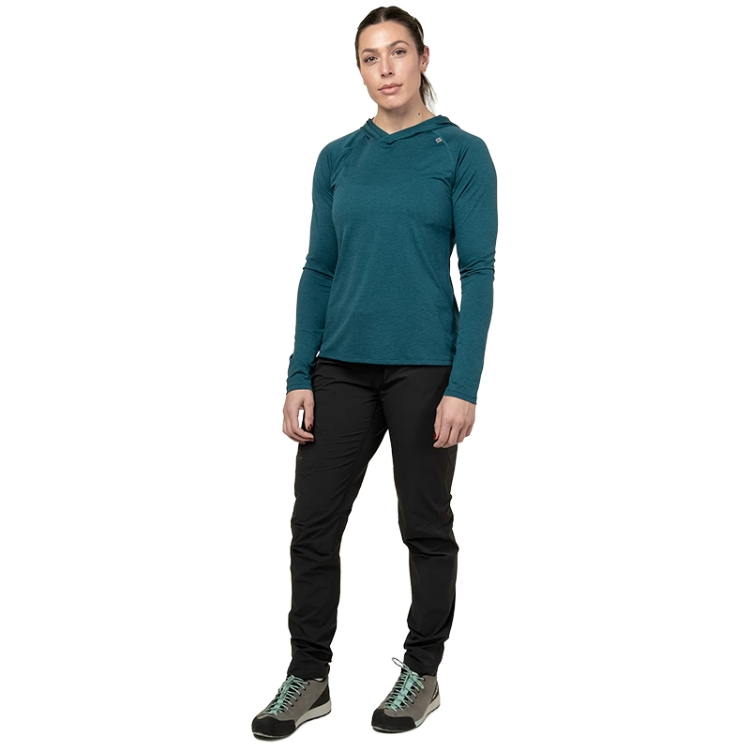 Mountain Equipment Glace Women's Hooded Top - Majolica Blue