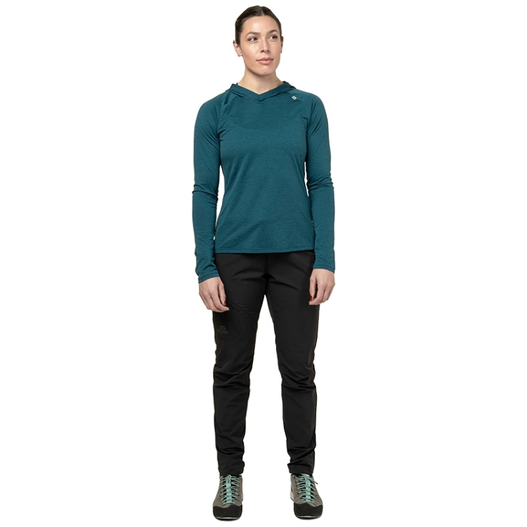 Mountain Equipment Glace Women's Hooded Top - Majolica Blue